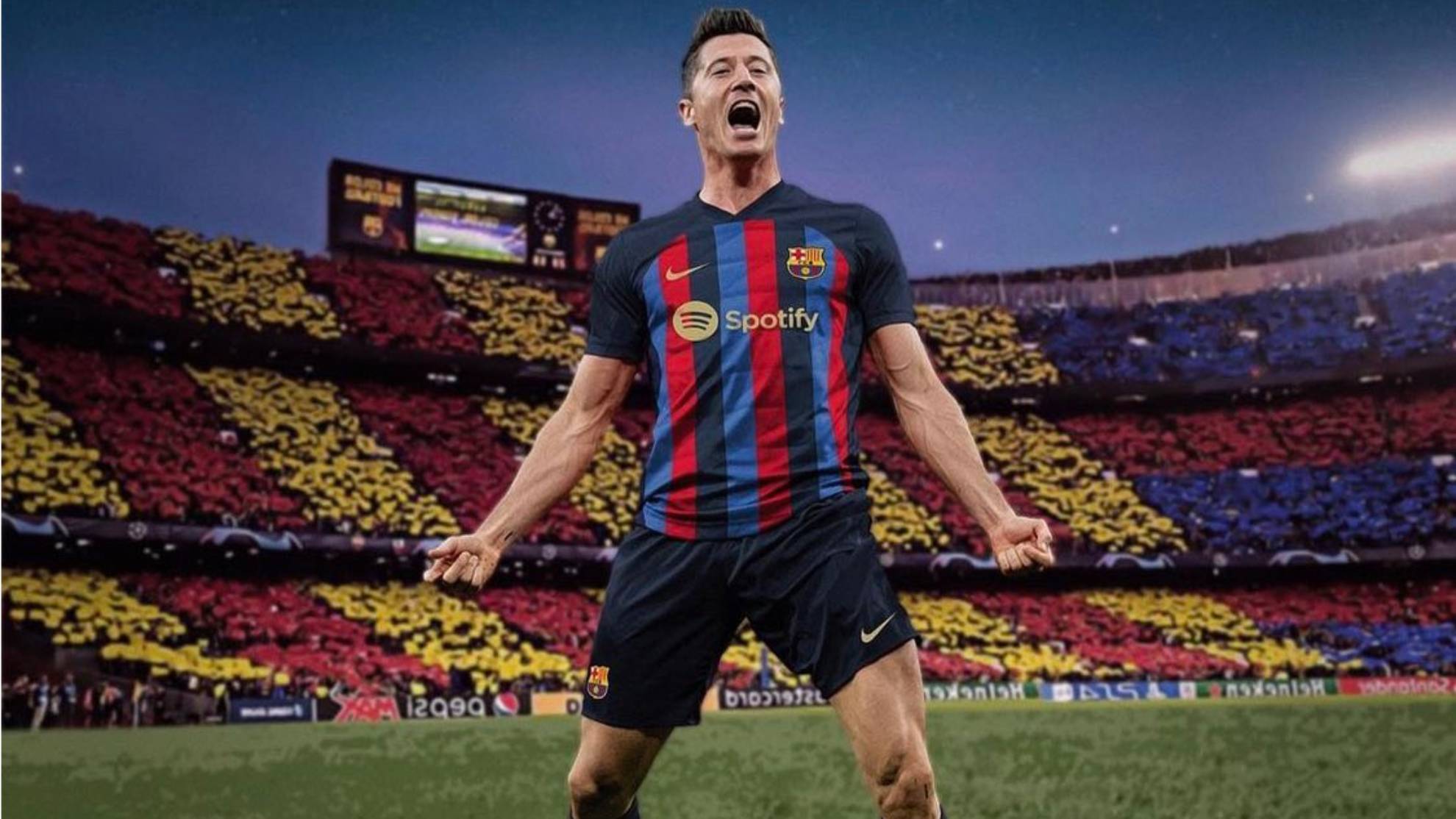 Robert Lewandowski had quite an impact at FC Barcelona. The Polish striker proved not only his goalscoring abilities but an amazing understanding of the game