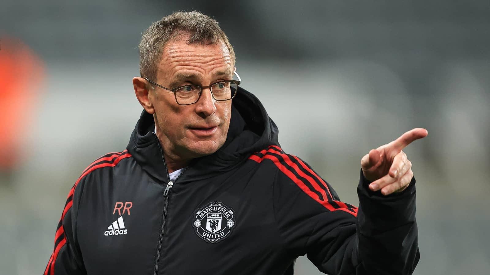 Ralf Ranfnick is coaching Manchester United