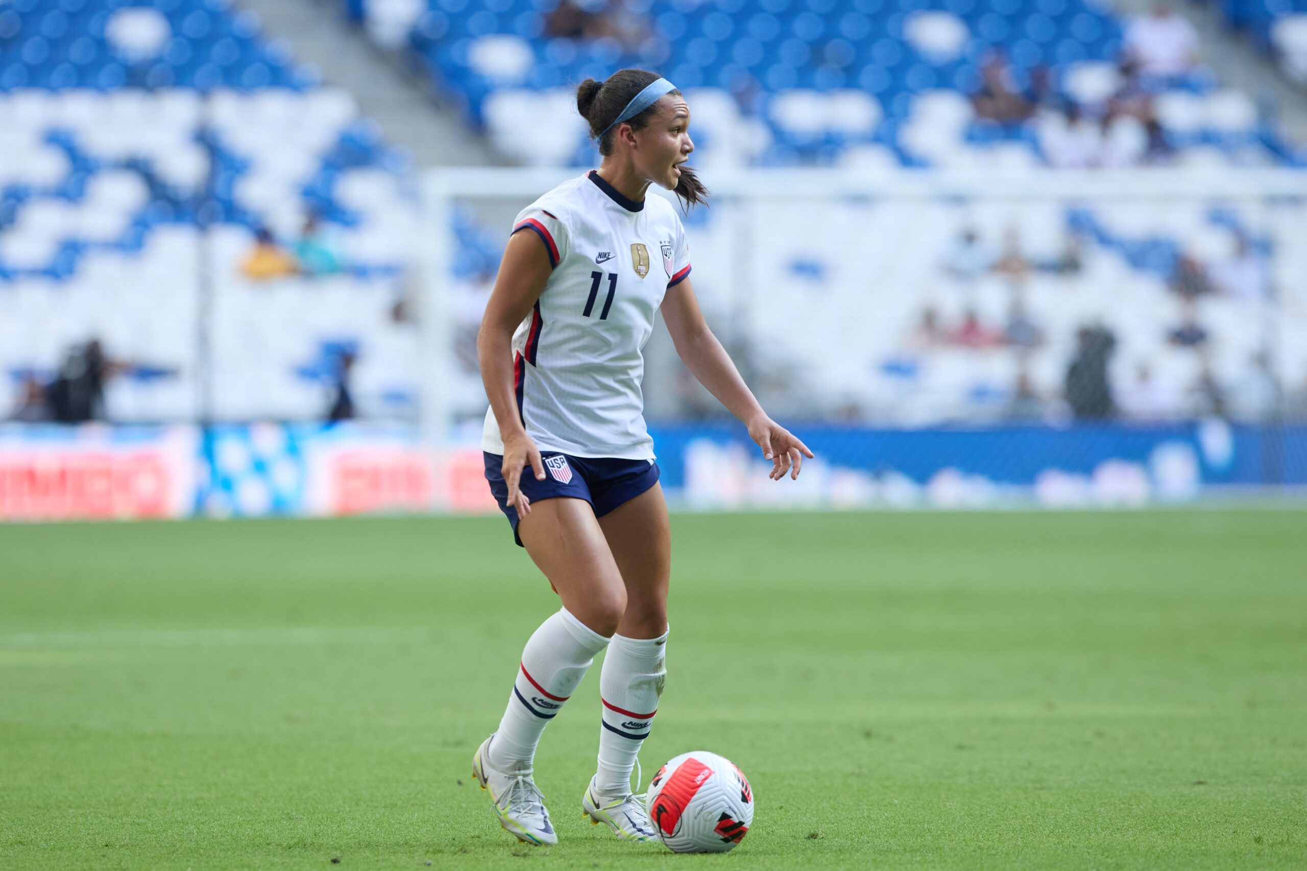 Sophia Smith is playing for the USA national team
