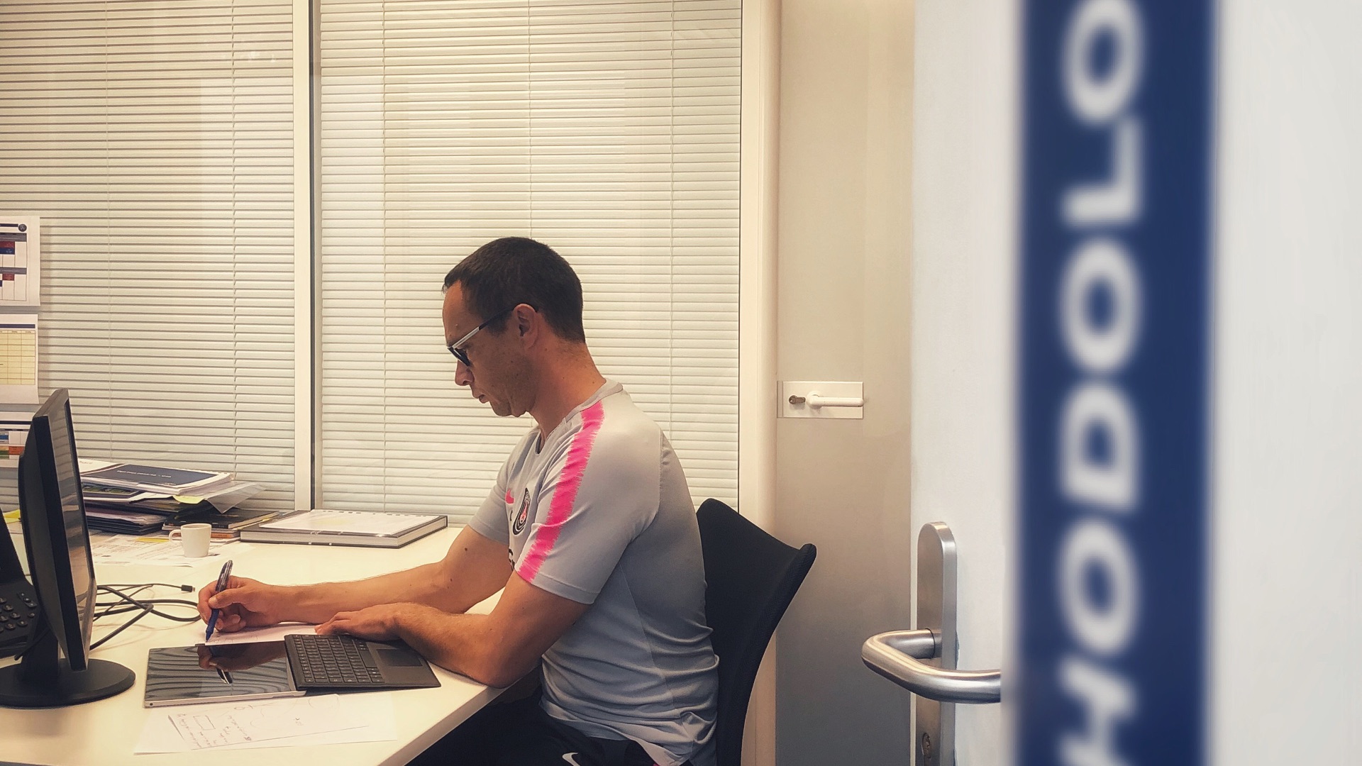 David Hernández planning a microcycle at Paris Saint-Germain