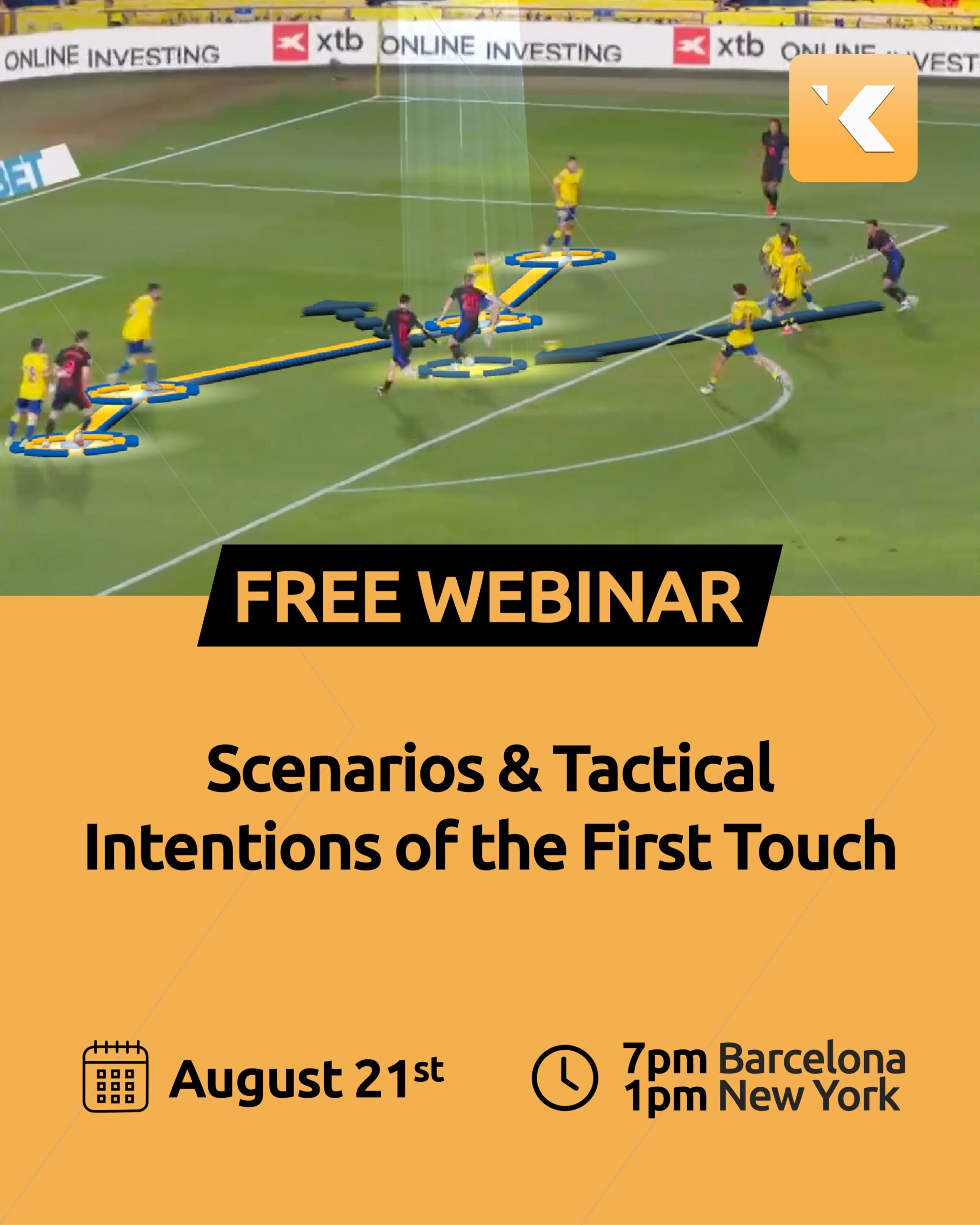 Scenarios and tactical intentions of the first touch