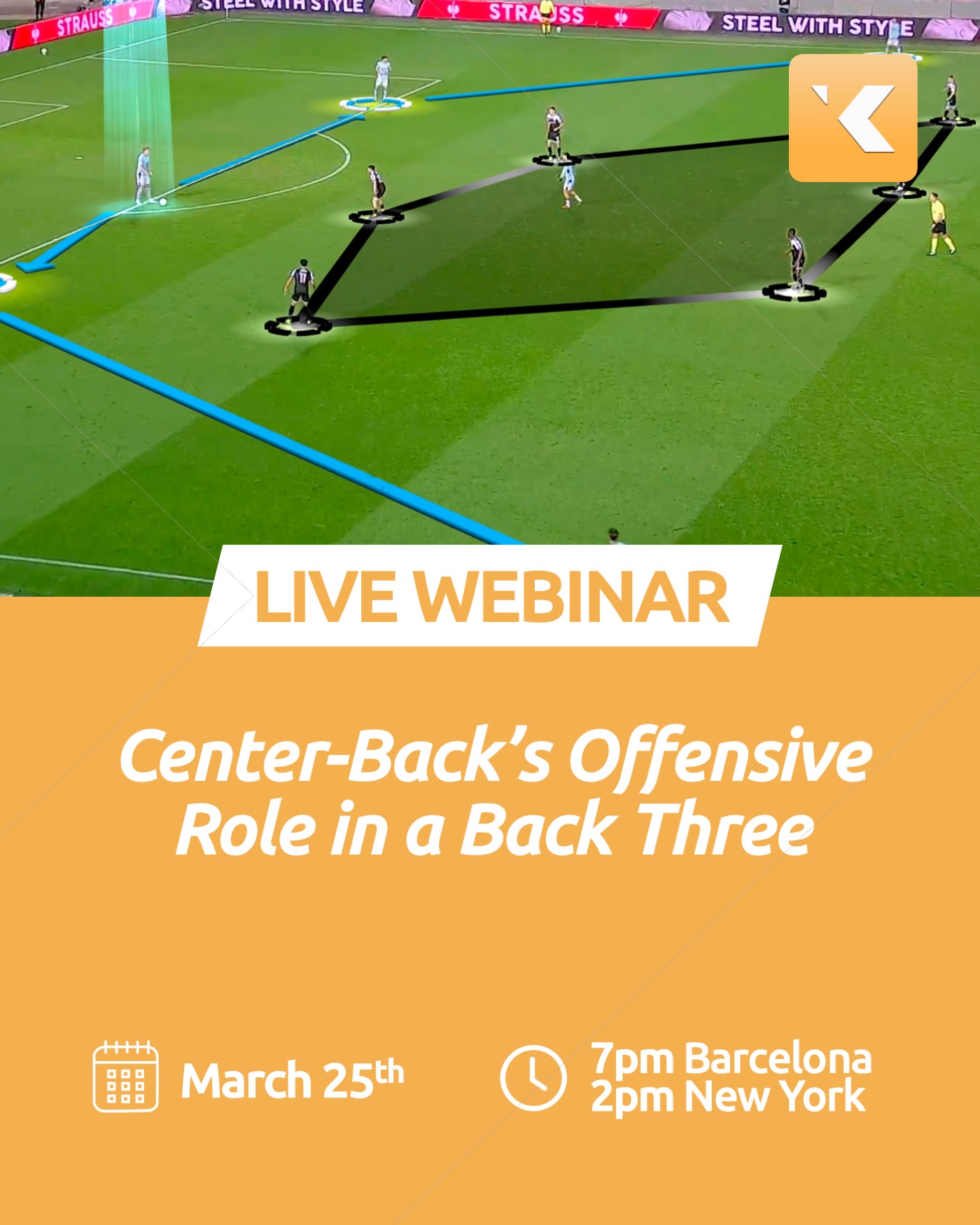 Center-Back's Offensive Role in a Back Three