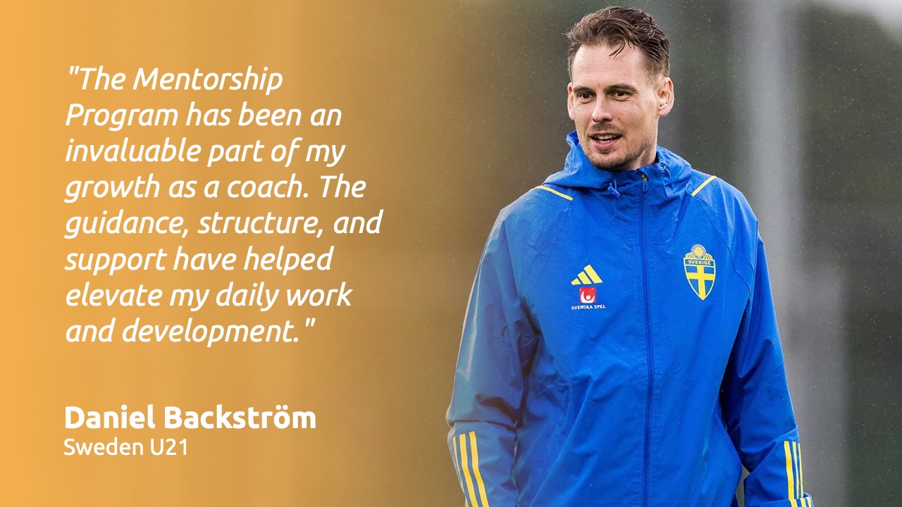 Daniel Backström has been participating in Ekkono mentorship programs that help him in his daily work as a coach and also in his long-term development.