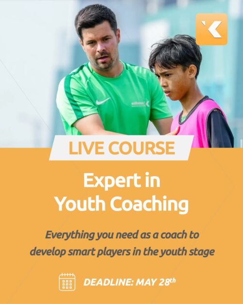 Become an expert in youth coaching! Learn 90+ tactical concepts to develop smart players in the youth stage.